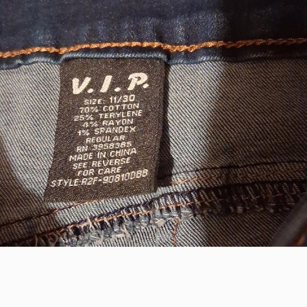 **VIP**High Rise Blue Jeans - Picture 2 of 3